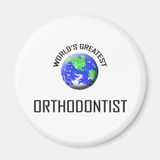 Världsmästare Orthodontist Magnet (Framsidan)