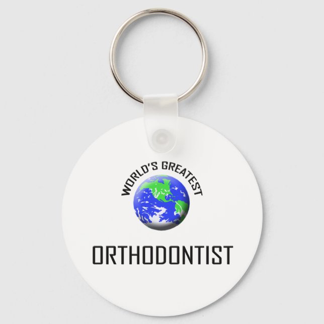 Världsmästare Orthodontist Nyckelring (Framsida)