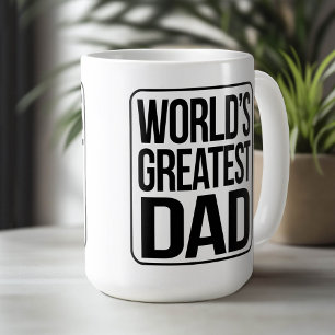 Världsmästare Pappa - enkelt och enkelt Kaffemugg