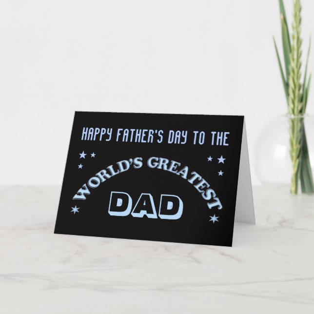 Världsmästare Pappa Fars dag-kort Kort (Framsida)