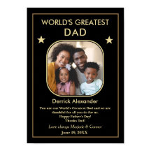 Världsmästare Pappa Fars dag Photo Anpassningsbar