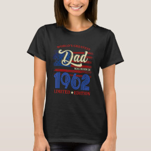 Världsmästare Pappa föddes 1962 60:e födelsedag T Shirt