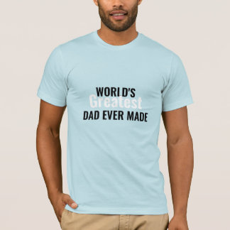 Världsmästare Pappa har någonsin gjort T-shirt