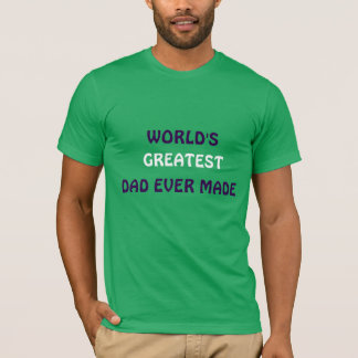 Världsmästare Pappa har någonsin gjort T-shirt
