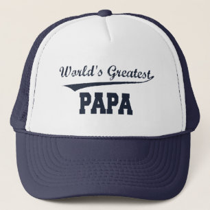 Världsmästare Pappa hat Truckerkeps