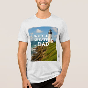 Världsmästare Pappa - Lugn Kustupplagan T Shirt