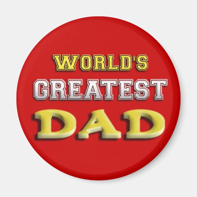 Världsmästare Pappa Magnet (Framsidan)