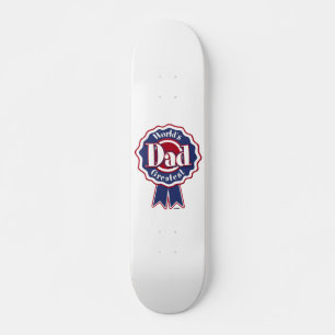 Världsmästare Pappa - menyfliksområdet Old School Skateboard Bräda 18 Cm