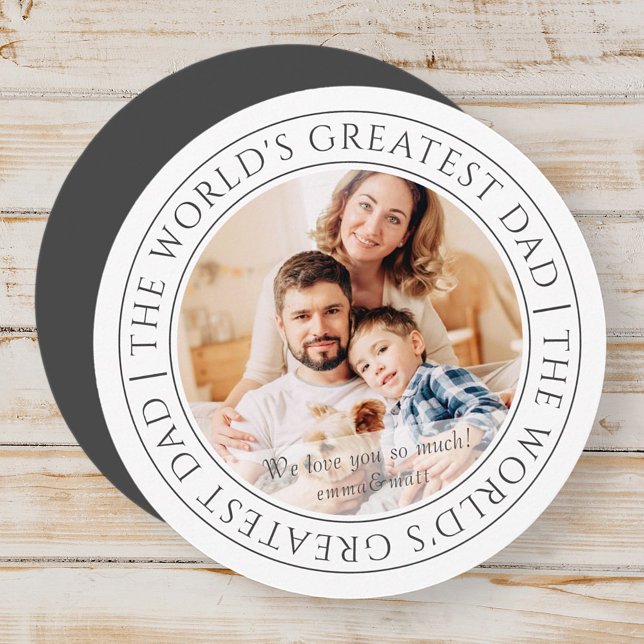 Världsmästare Pappa Modern Classic Photo (Skapare uppladdad)