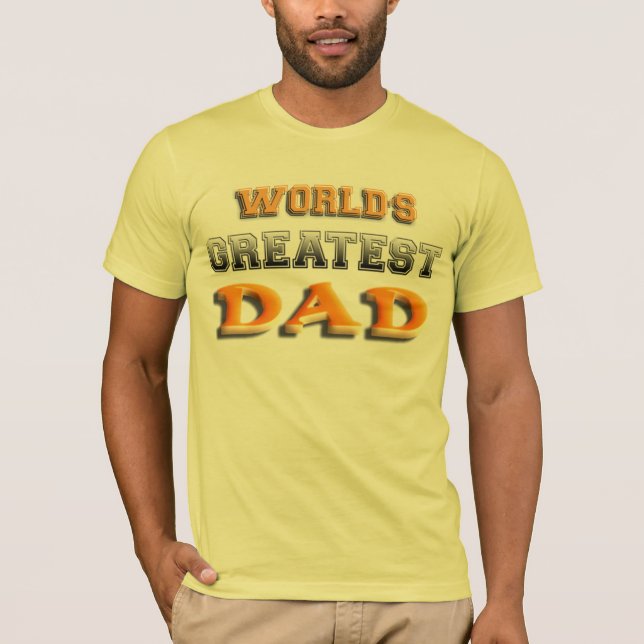 Världsmästare Pappa T-shirt (Framsida)
