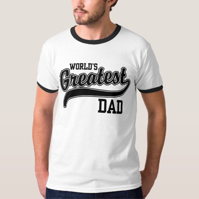 Världsmästare Pappa T-shirt (Framsida)