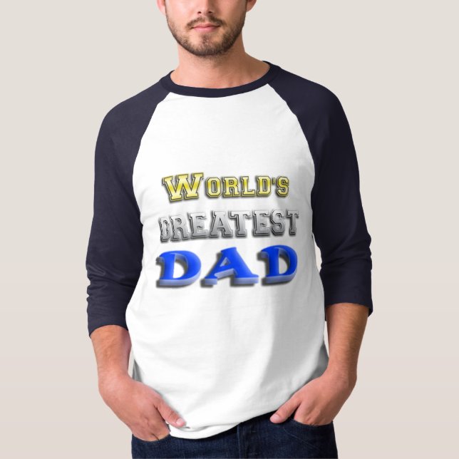 Världsmästare Pappa Tee Shirt (Framsida)
