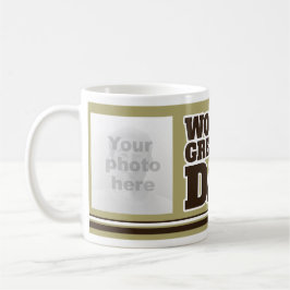 Världsmästare Pappa två foton Mjuk grönt mugg