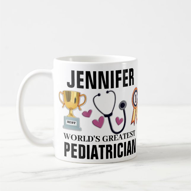 Världsmästare Pediatriker Kaffemugg (Vänster)