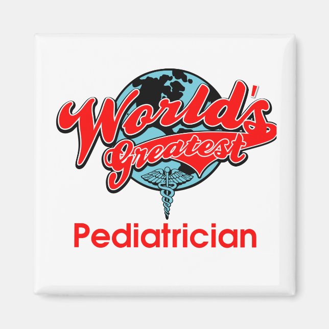 Världsmästare Pediatriker Magnet (Framsidan)