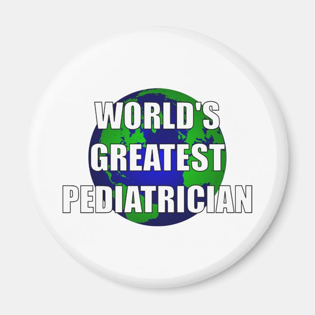 Världsmästare Pediatriker Magnet (Framsidan)