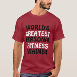 Världsmästare Personal Fitness Trainer T Shirt