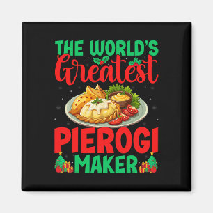 Världsmästare Pierogi Maker Poland Food Christm Magnet