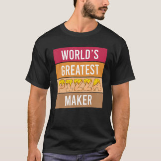 Världsmästare Pizza Maker - Funny Chef pizza Ba T Shirt