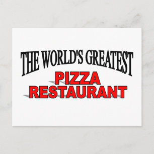 Världsmästare Pizza Restaurant Vykort
