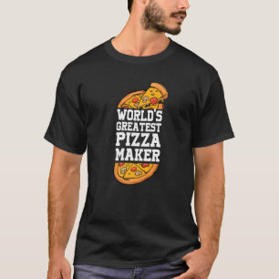 Världsmästare pizzabagare Pizza och pizza slice T Shirt