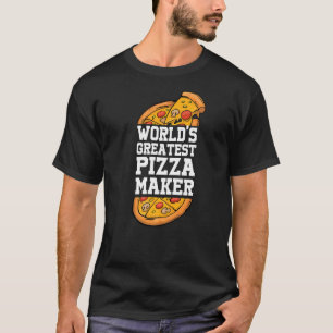 Världsmästare pizzabagare Pizza och pizza slice T Shirt