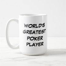 "Världsmästare Poker Player" Mugg