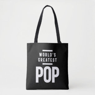 Världsmästare Pop Far Grandpa Gift Tygkasse