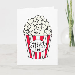 Världsmästare POP - Fars dag-kort Kort