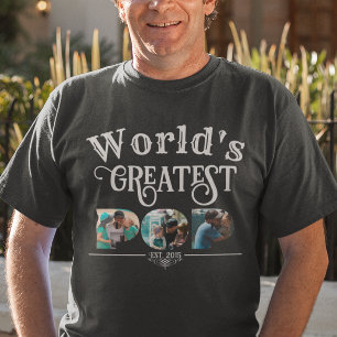 Världsmästare POP med 3 Foto ramar T Shirt