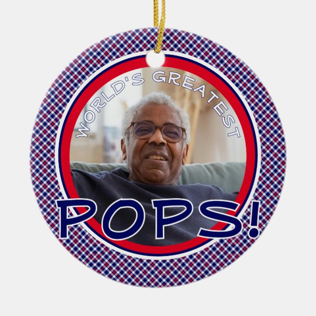 Världsmästare Pops Personlig Ornament (Framsidan)