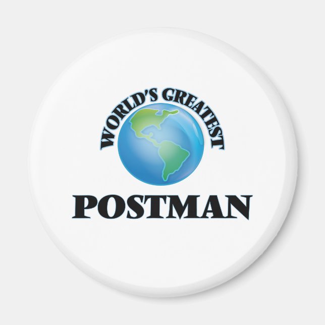 Världsmästare Postman Magnet (Framsidan)