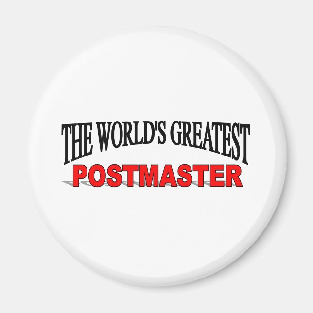 Världsmästare Postmaster Magnet (Framsidan)