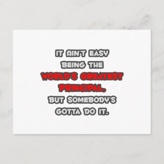 Världsmästare Principal Joke Vykort