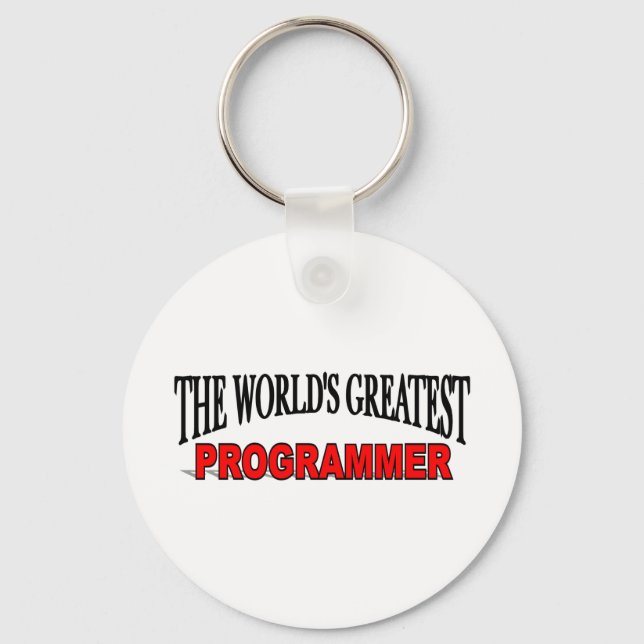 Världsmästare Programmer Nyckelring (Framsida)