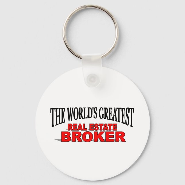 Världsmästare Real Gods Broker Nyckelring (Framsida)