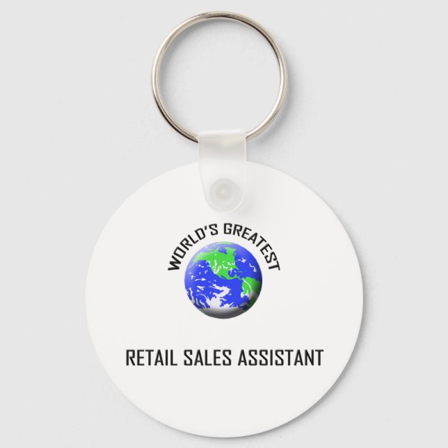 Världsmästare Retail Sales Assistant Nyckelring (Framsida)