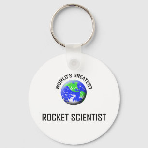 Världsmästare Rocket Scientist Nyckelring