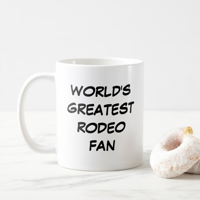 "Världsmästare Rodeo Fläkt" Mugg (Med munk)