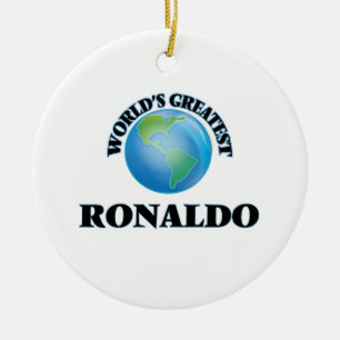 Världsmästare Ronaldo Julgransprydnad Keramik