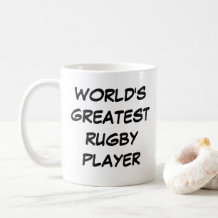 "Världsmästare Rugby Player" Mugg