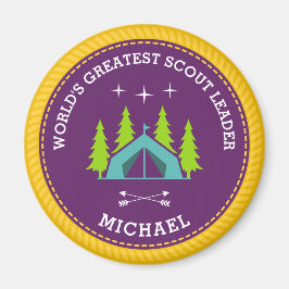 Världsmästare Scout Leader Magnet