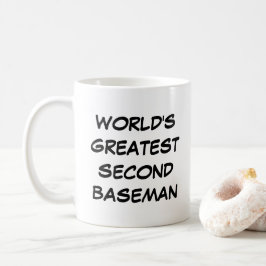 "Världsmästare Second Baseman" Mugg
