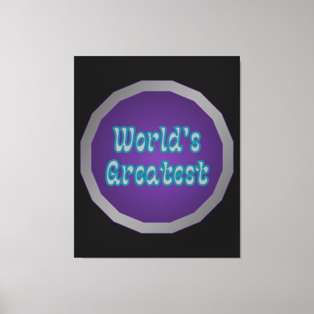 Världsmästare Sigil Wall Art Canvastryck (Framsida)