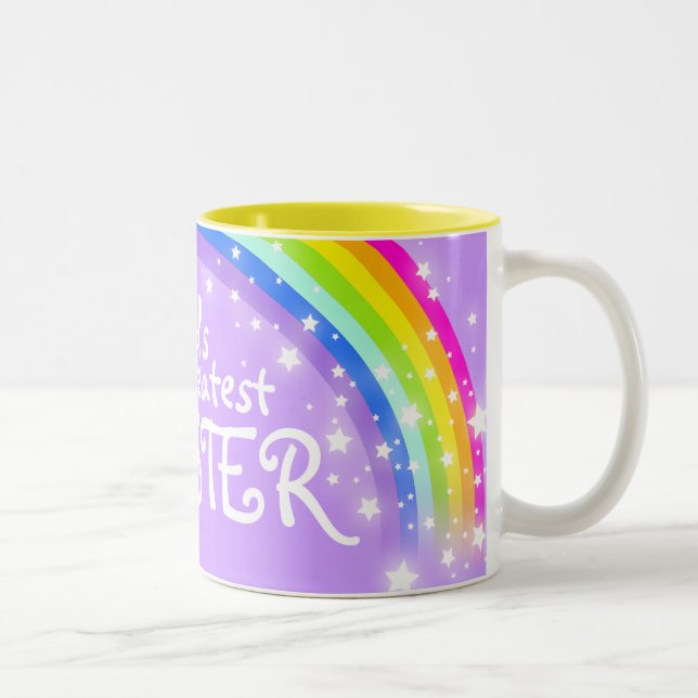 Världsmästare SISTER-regnbågsviolett mugg (Höger)