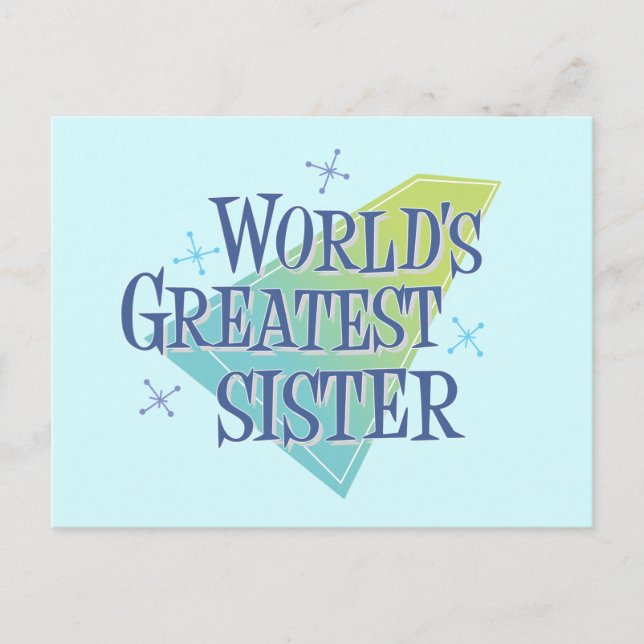 Världsmästare Sister Vykort (Framsida)