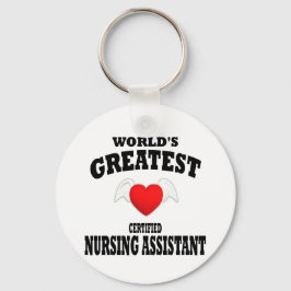 Världsmästare Sjuksköterskeassistent Nyckelring
