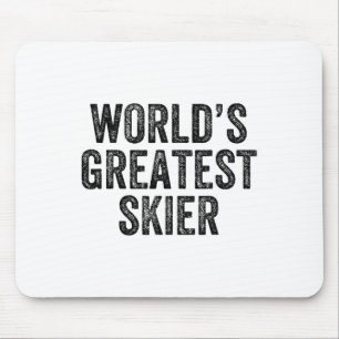 Världsmästare Skier Skiing Ski Snowboard Snowbo Musmatta