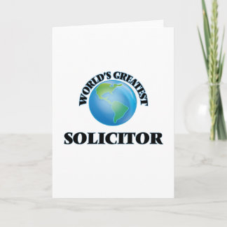 Världsmästare Solicitor Kort
