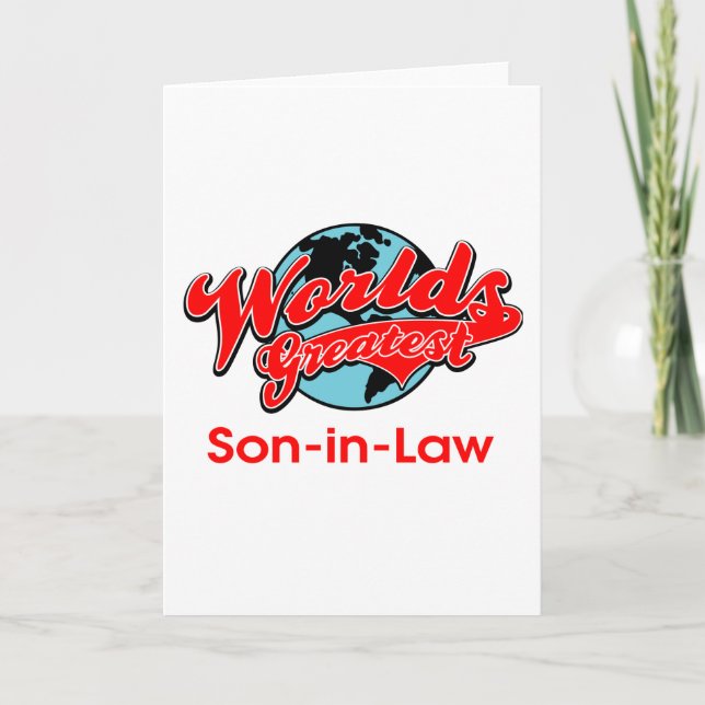 Världsmästare Son-in-Law Kort (Framsida)